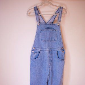 Maternity crop overalls